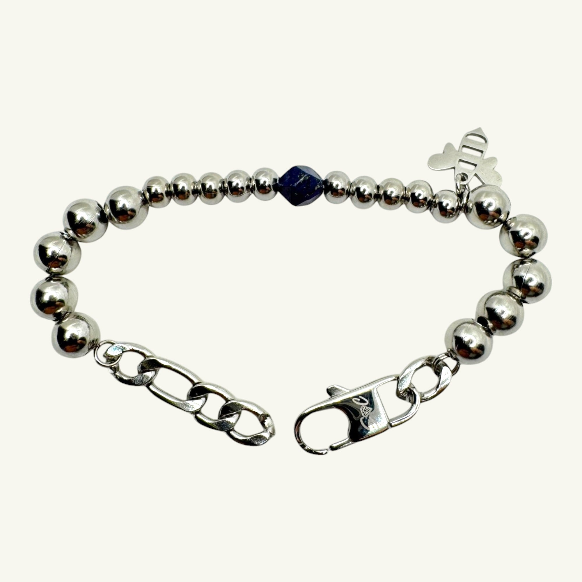 Bracciale lapis sfaccettato e charm ape Sharifa Crystals